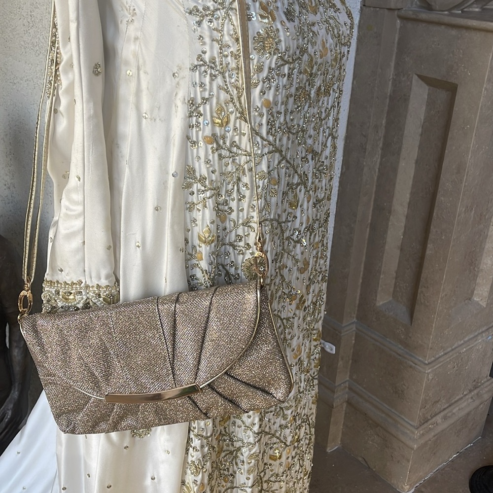 Call it Spring Gold Evening Bag Carry Shoulder - Picture 6 of 6